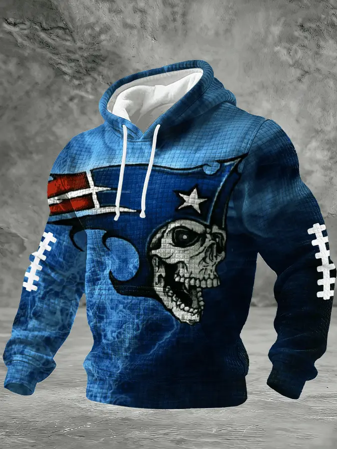 New England Patriots Merch Pat Patriots Hoodie Football Hooded Sweatshirt Gifts For Fans