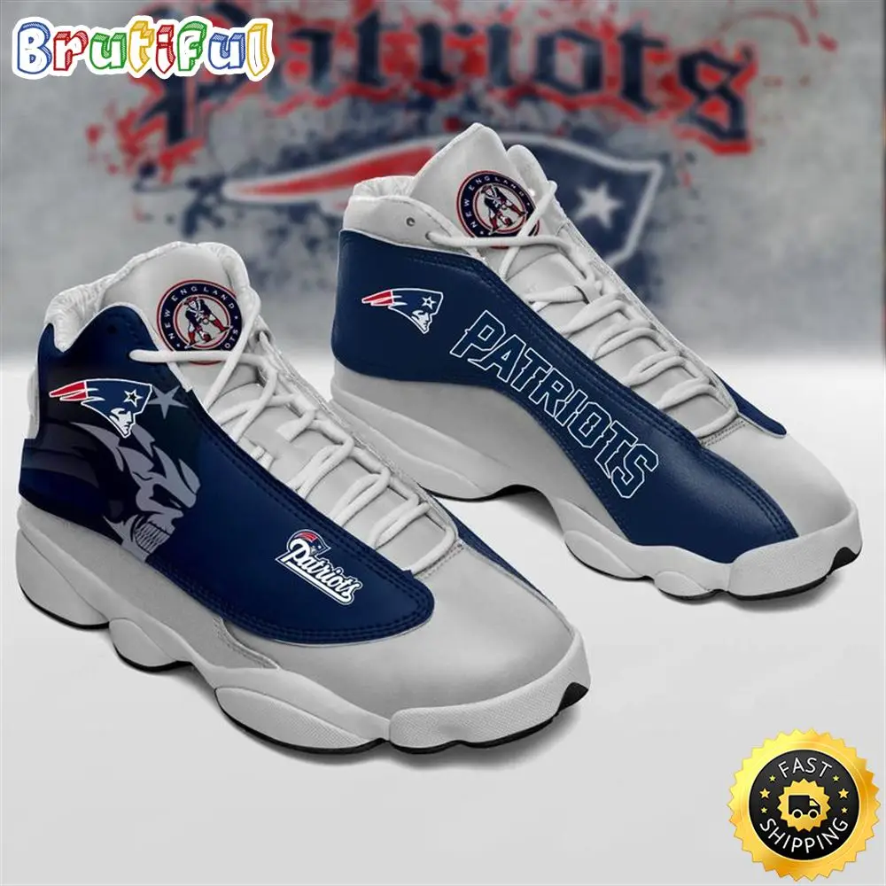 New England Patriots Nfl Ver 3 Air Jordan 13 Sneaker