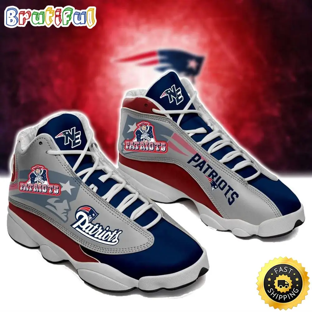 New England Patriots Nfl Ver 4 Air Jordan 13 Sneaker