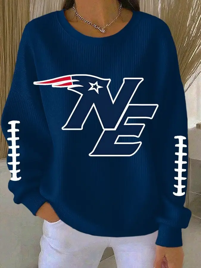 New England Patriots Sweatshirt Game Day Apparel Patriots Merch Apparel Best Gifts For Her