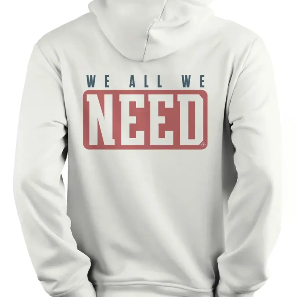 New England Patriots We All We Need Hoodie Marcus Jones Patriots Merch Fan Apparel