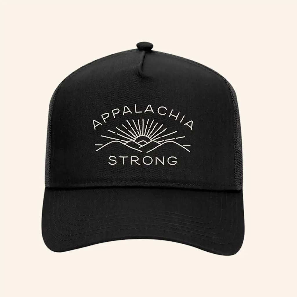 New Frontier Brand Merch Appalachia Strong Trucker Hat Cool Christmas Gifts For Guys -WearandDecor