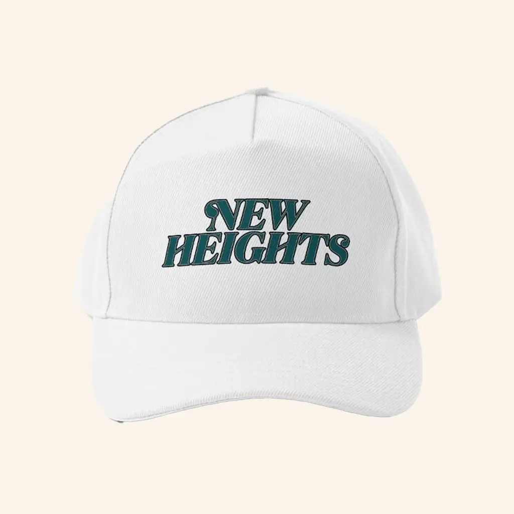 New Heights Merch White Baseball Cap Gifts For Friends -WearandDecor