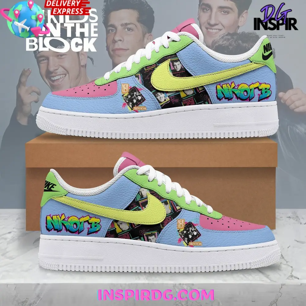 New Kids On The Block Collab Limited Edition Air Force 1 Shoes