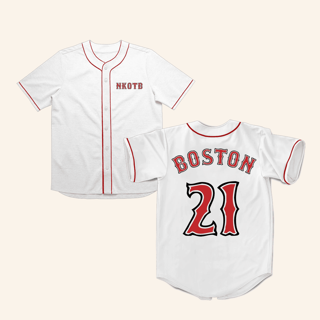 New Kids On The Block Merch Nkotb Boston Jersey Him Gifts -WearandDecor