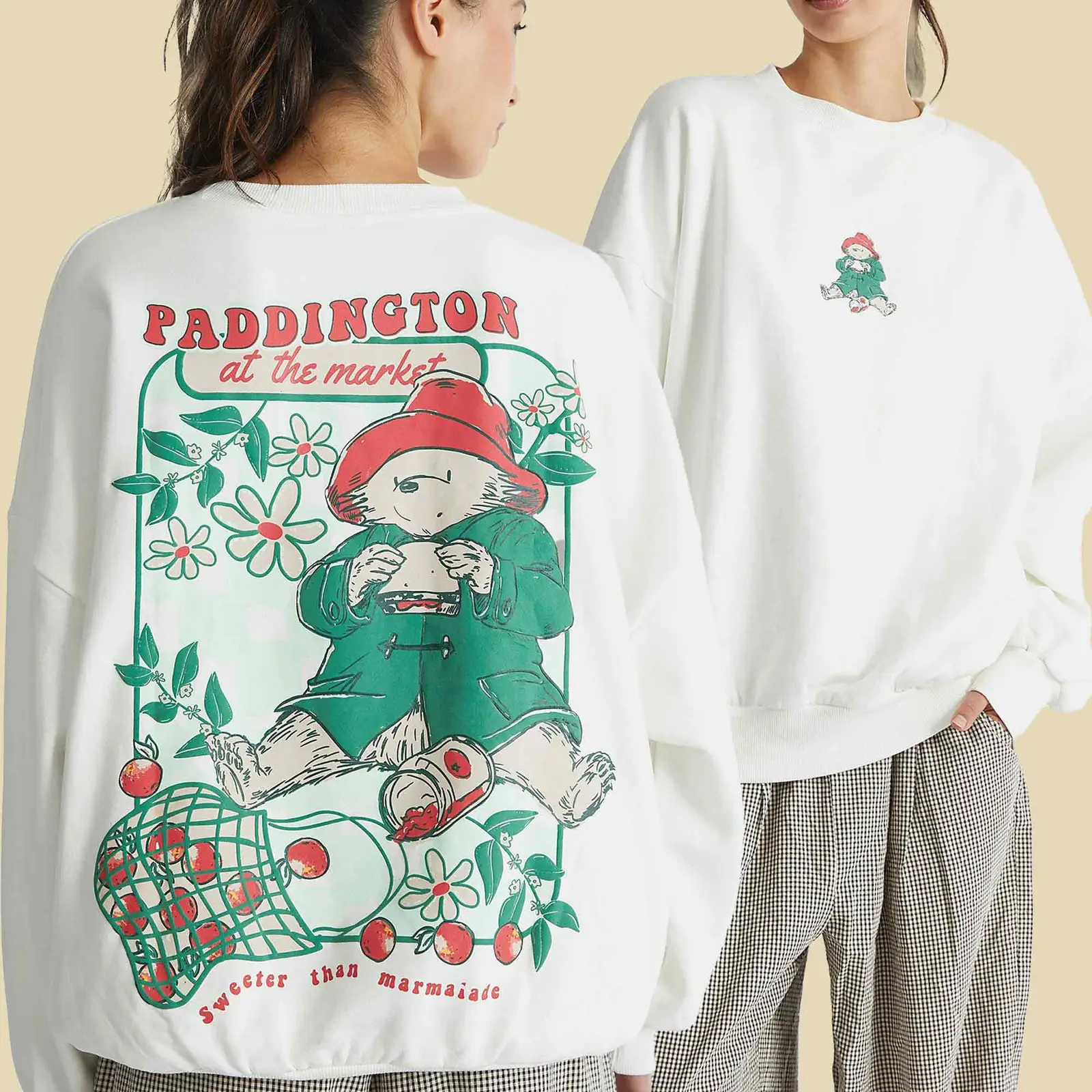 New Look Paddington Sweatshirt Paddington Bear Graphic Mothers Day Gift for Wife