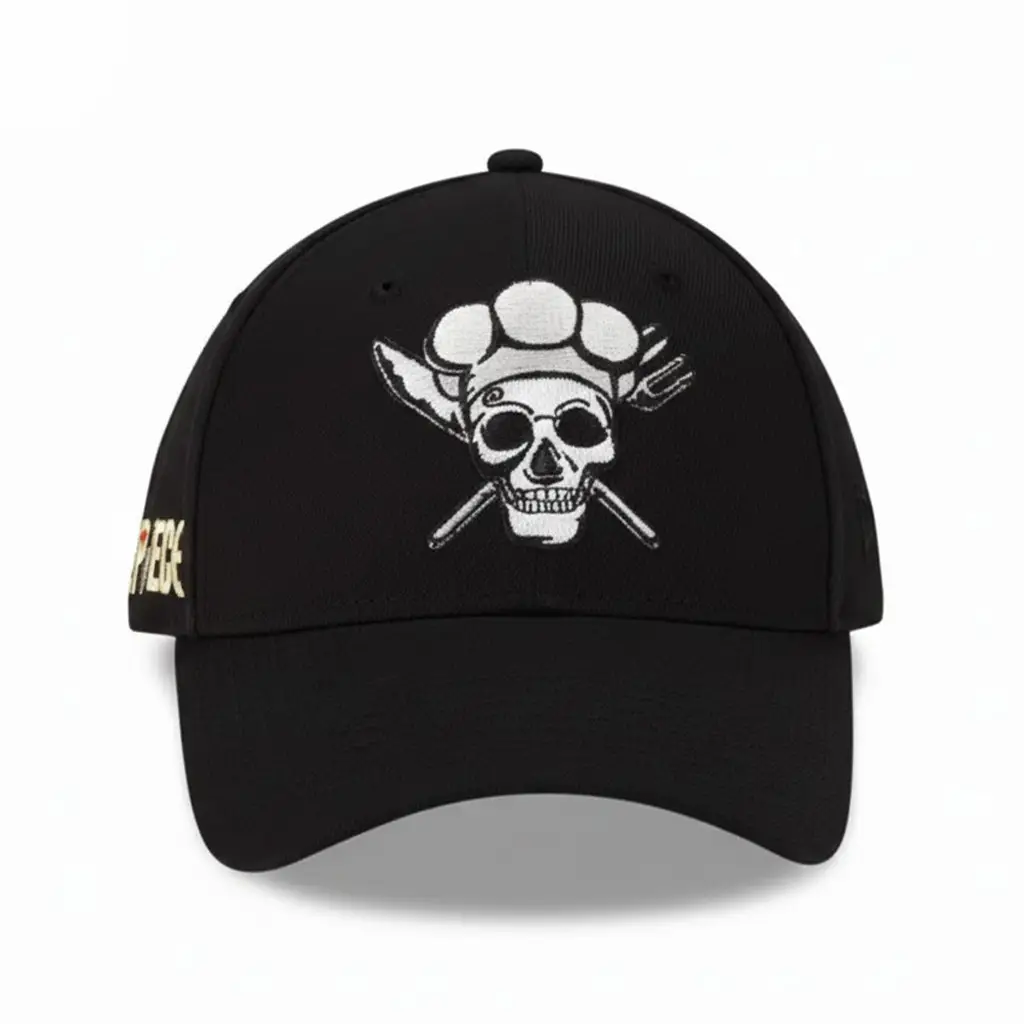 New One Piece Vinsmoke Sanji Logo Hat Embroidered Best Gifts For Husband