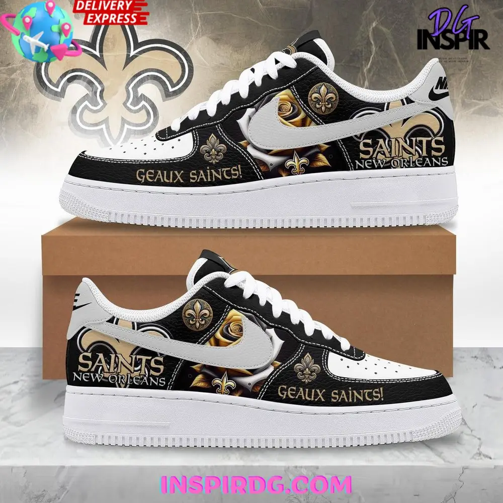 New Orleans Saints Geaux Saints Limited Edition Air Force 1 New Orleans Saints Geaux Saints Limited Edition Air Force 1 - Image 1