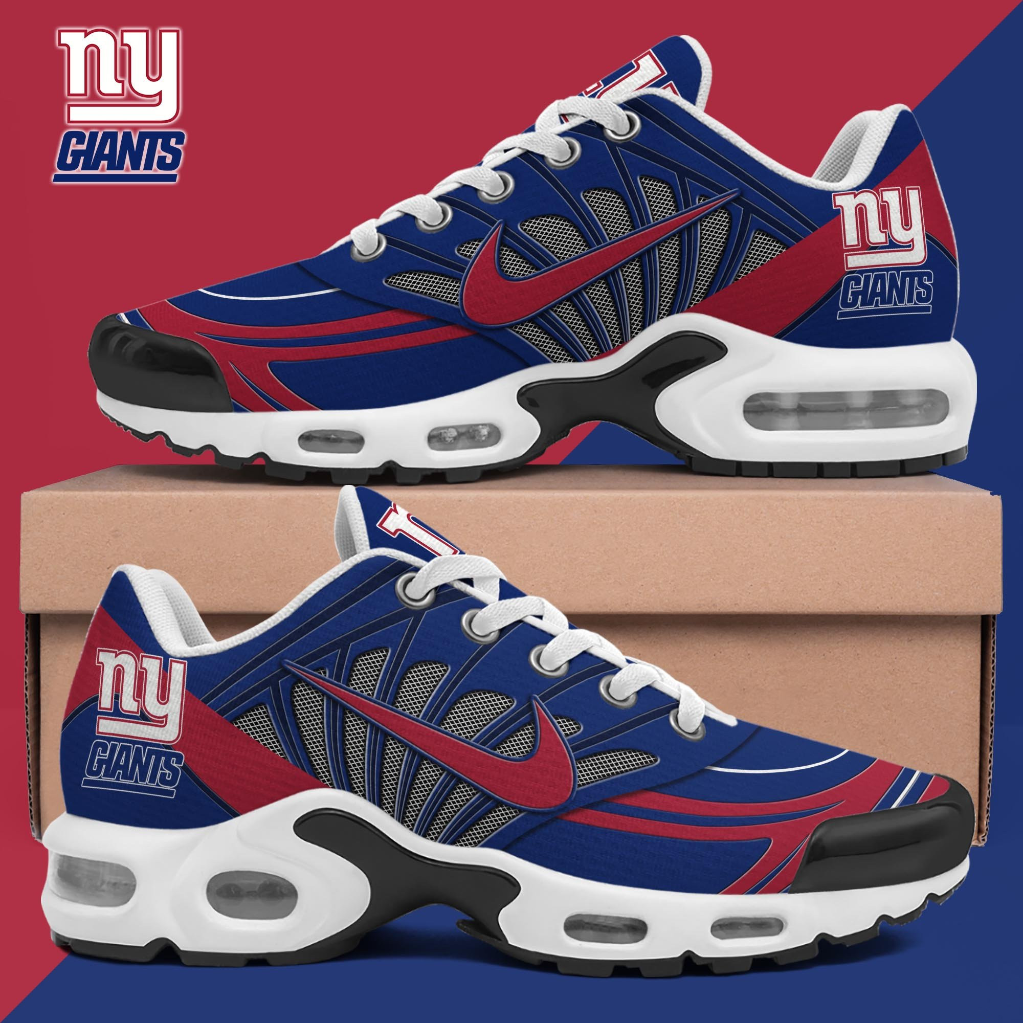 New York Giants Shoes 2026 Version Custom Name 137