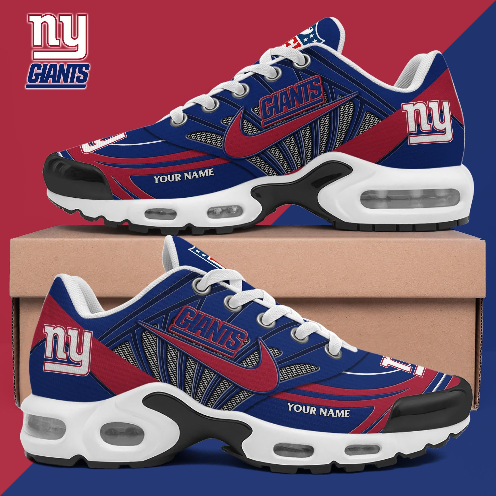 New York Giants Shoes 2026 Version Custom Your Name 582