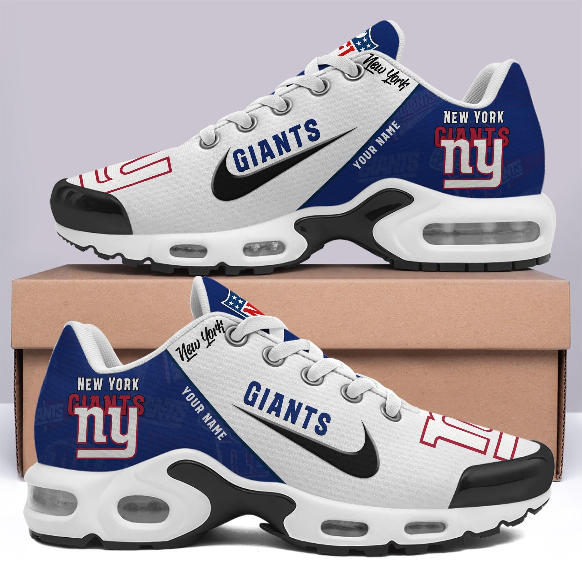 New York Giants Shoes 2026 Versions Custom Your Name 670