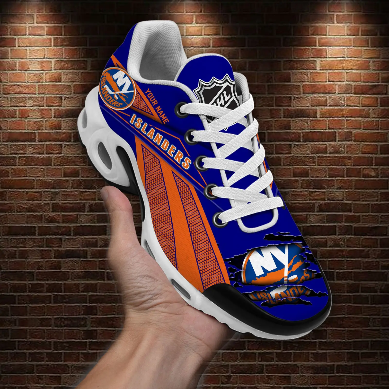 New York Islanders Air Max Plus Shoes Sneakers For Men And Women New York Islanders Air Max Plus Shoes Sneakers For Men And Women - Image 1