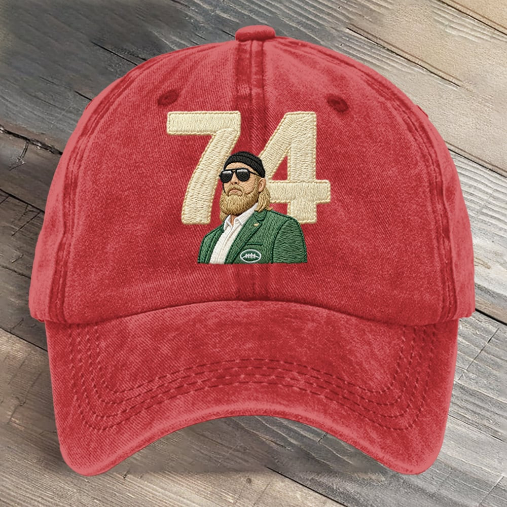 New York Jets 74 Hat Nick Mangold Memorial Baseball Cap NY Jets Merch Football Fans Gifts