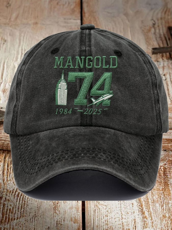 New York Jets 74 Nick Mangold Memorial Hat NY Jets Ball Cap Fan Merch Football Related Gifts