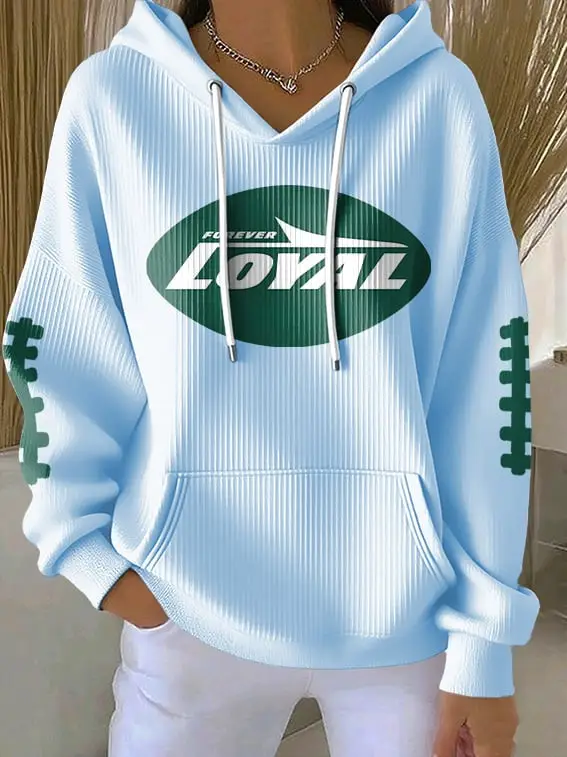 New York Jets Forever Loyal Hoodie Women's Game Day Clothing NY Jets Merch Gifts For Fans
