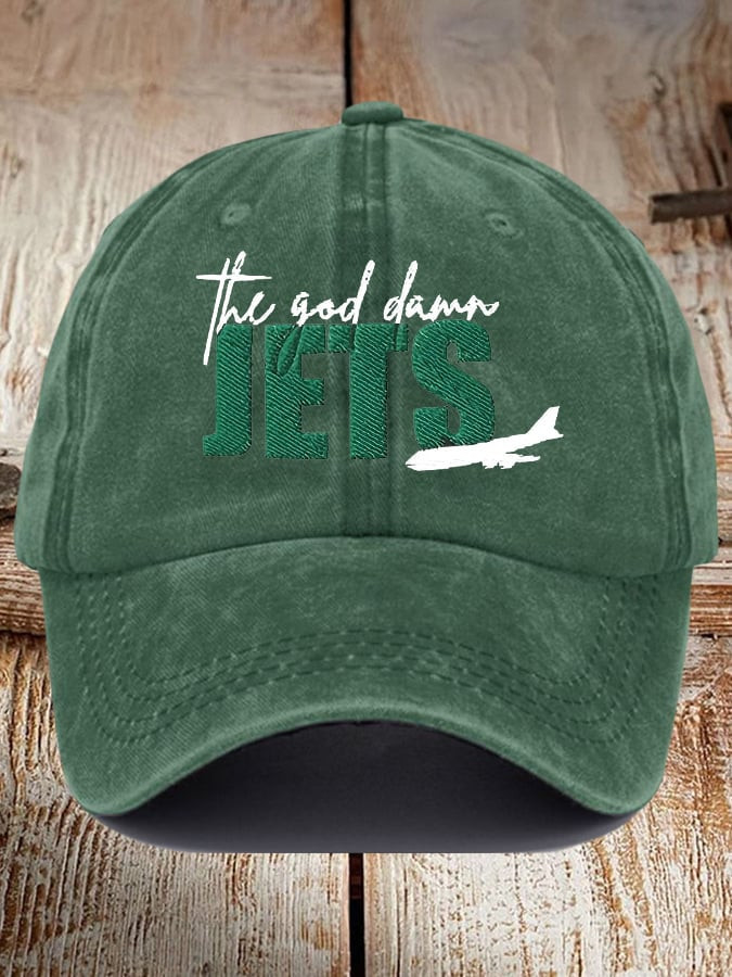 New York Jets Hat The God Damn Jets Ball Cap NY Jets Merch Presents For Football Lovers