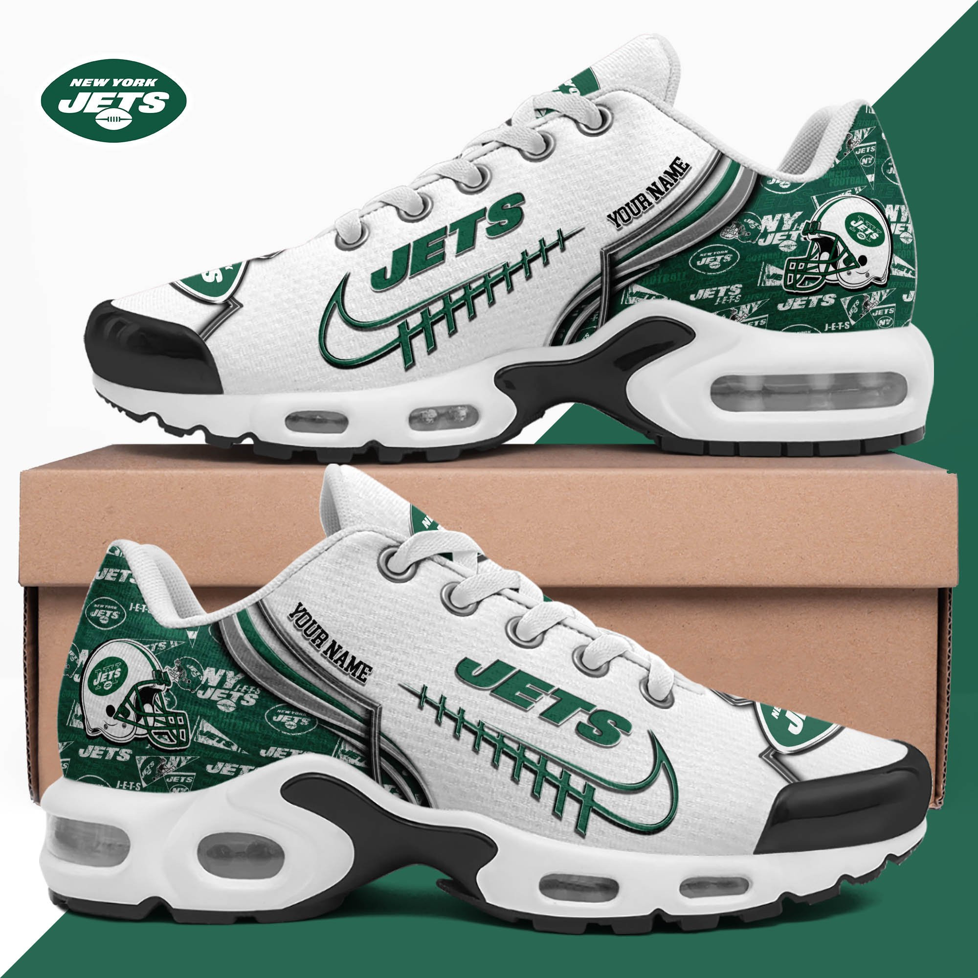 New York Jets Shoes 2026 Version Custom Your Name 642