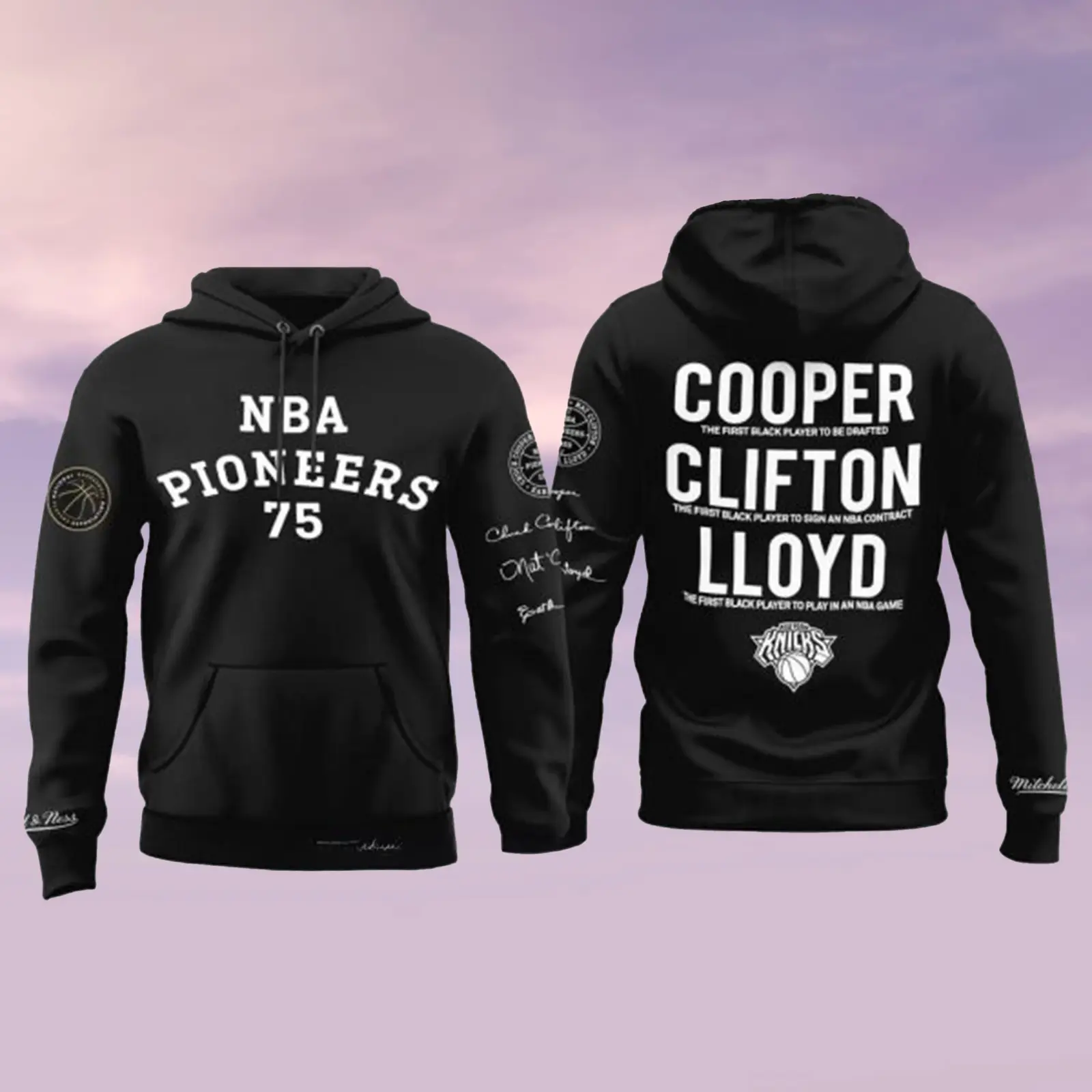 New York Knicks Cooper Clifton Lloyd 2026 Hoodie NBA Pioneers 75 Apparel Gift Him