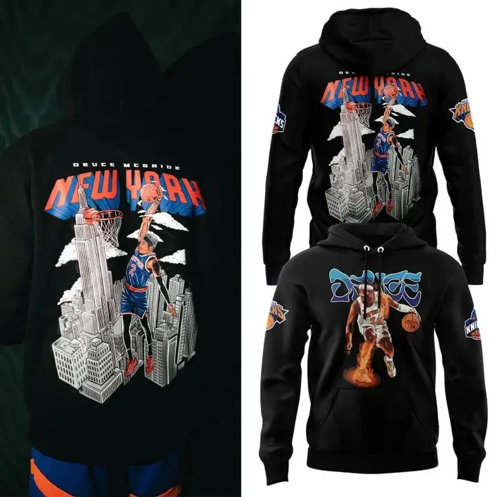 New York Knicks Deuce Mcbride Hoodie Basketball Lovers NY Knicks Fan Merch Apparel Gifts