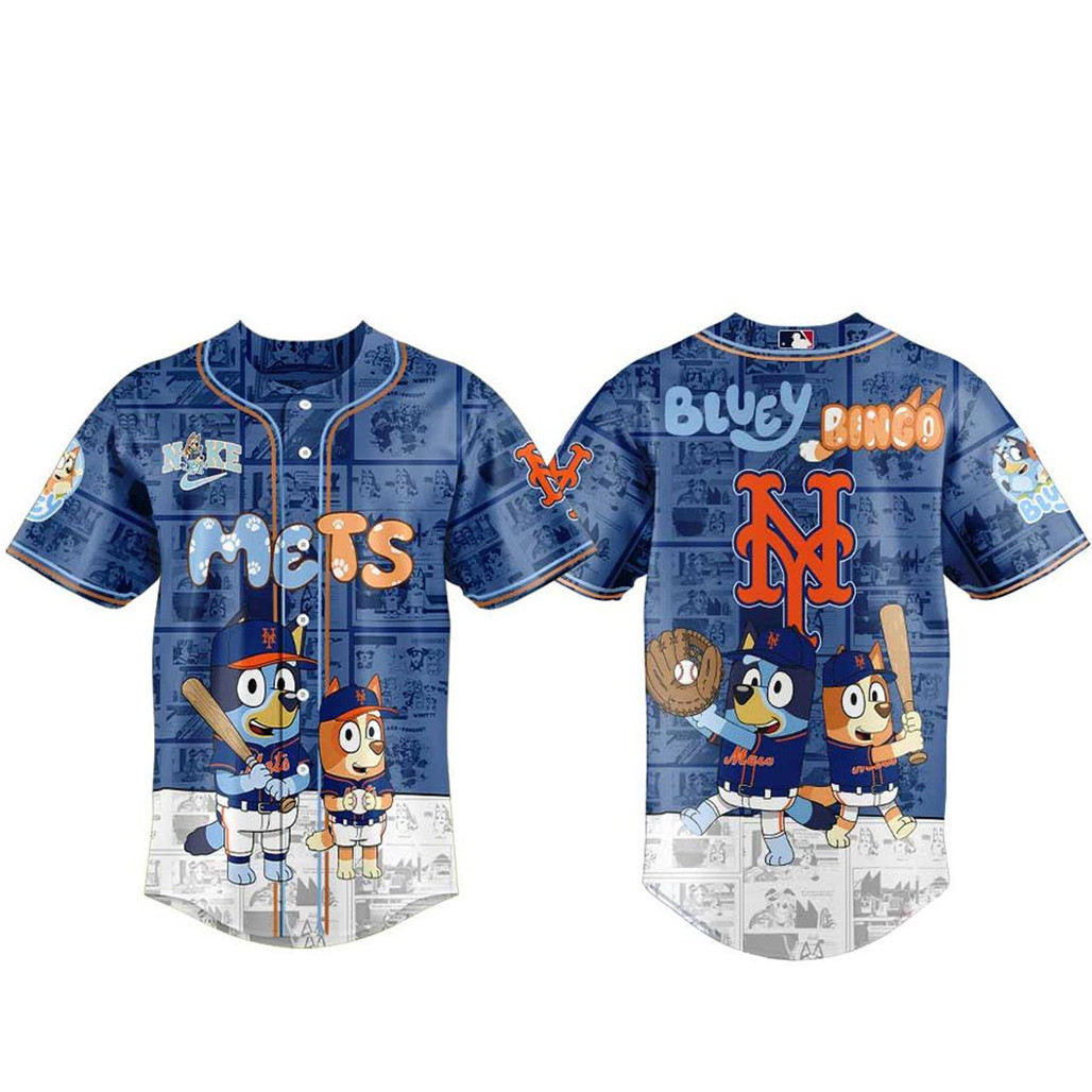 New York Mets x Bluey And Bingo 2026 Night Baseball Jersey