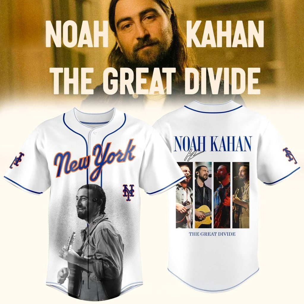 New York Mets x Noah Kahan The Great Divide Fenway Folk Jersey Mets Merch Gifts For Him