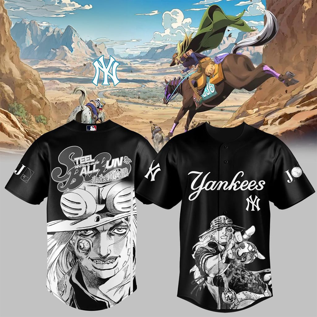 New York Yankees Steel Ball Run 2026 Major League Baseball Jersey NY Yankees Merch Fan Gifts