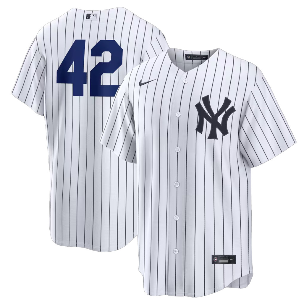 New York Yankees White Home 2026 Jackie Robinson Day Baseball Jersey