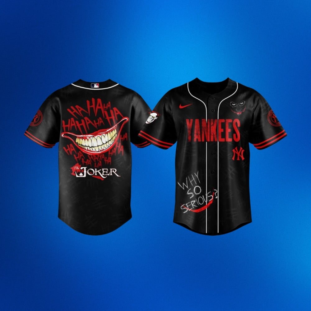 New York Yankees X Dc Comics Joker Game Night 2026 Baseball Jersey NY Yankees Merch