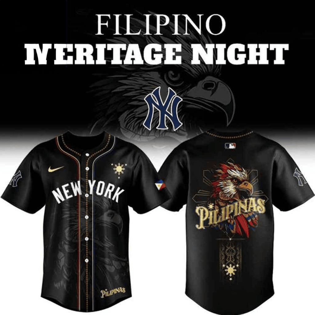 New York Yankees X Filipino Heritage Day Celebrate Jersey Yankees Merch Fans Gifts