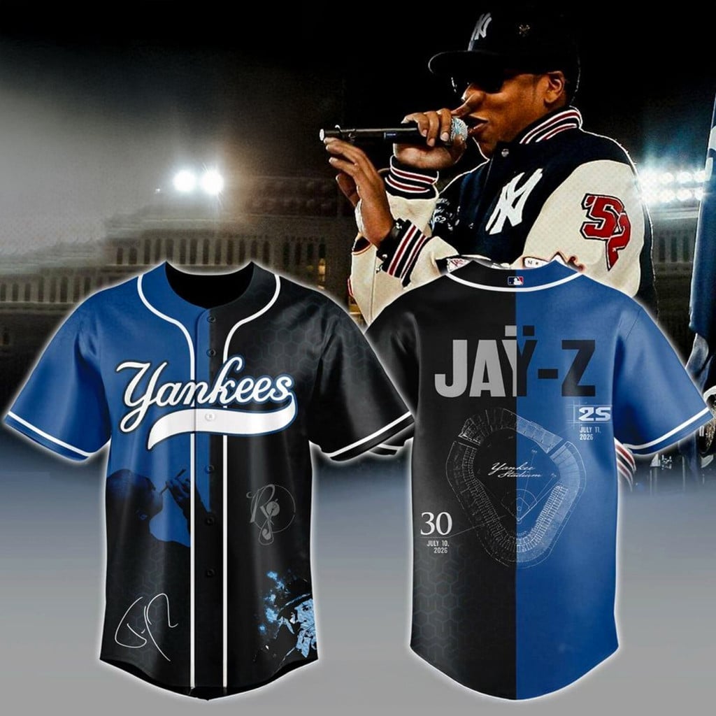 New York Yankees x JAY-Z Iconic Albums Baseball Jersey Yankees Merch Gifts For Fans