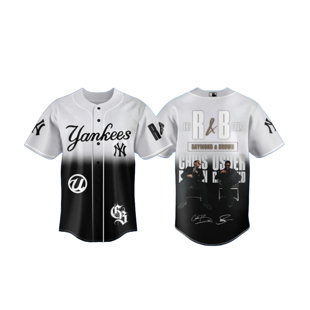 New York Yankees X Raymond  Brown 2026 The R And B Tour Baseball Jersey NY Yankees Merch