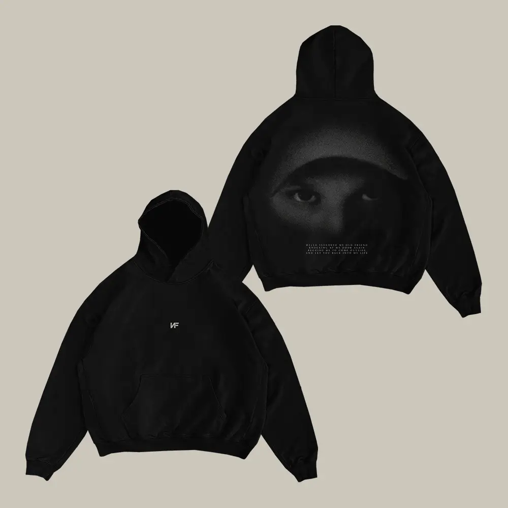 NF Heavyweight Black Image Hoodie Nathan Feuerstein Hooded Sweatshirt Music Lover Gift