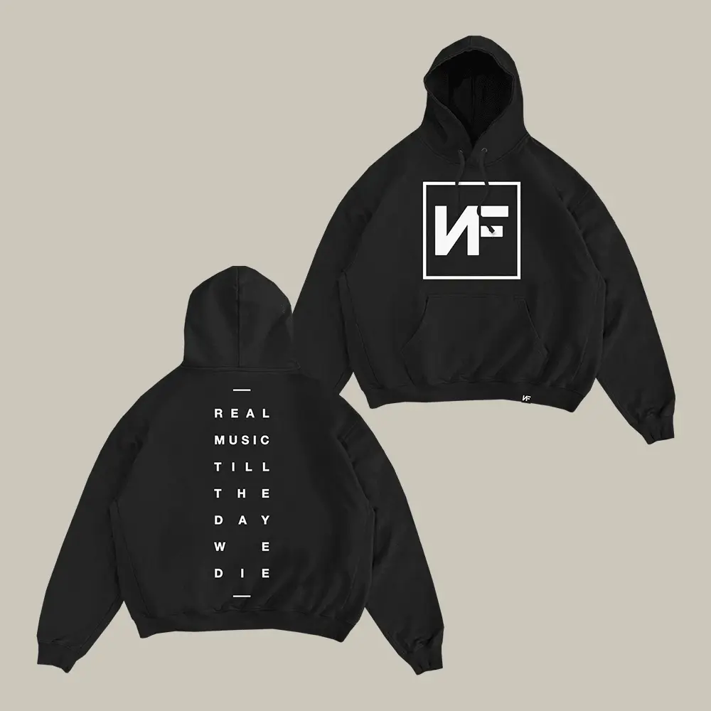 NF Real Music Till The Day We Dies Hoodie Nathan Feuerstein Apparel Rap Music Fan Gift