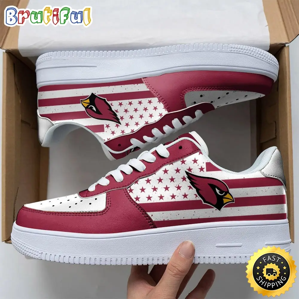 NFL Arizona Cardinals Air Force 1 Shoes Urban Streetwear Shoes NFL Arizona Cardinals Air Force 1 Shoes Urban Streetwear Shoes - Image 1