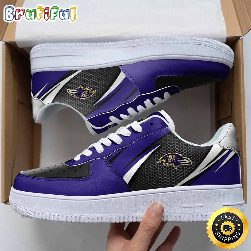 NFL Baltimore Ravens Air Force 1 Shoes Sleek AF1 Fashion