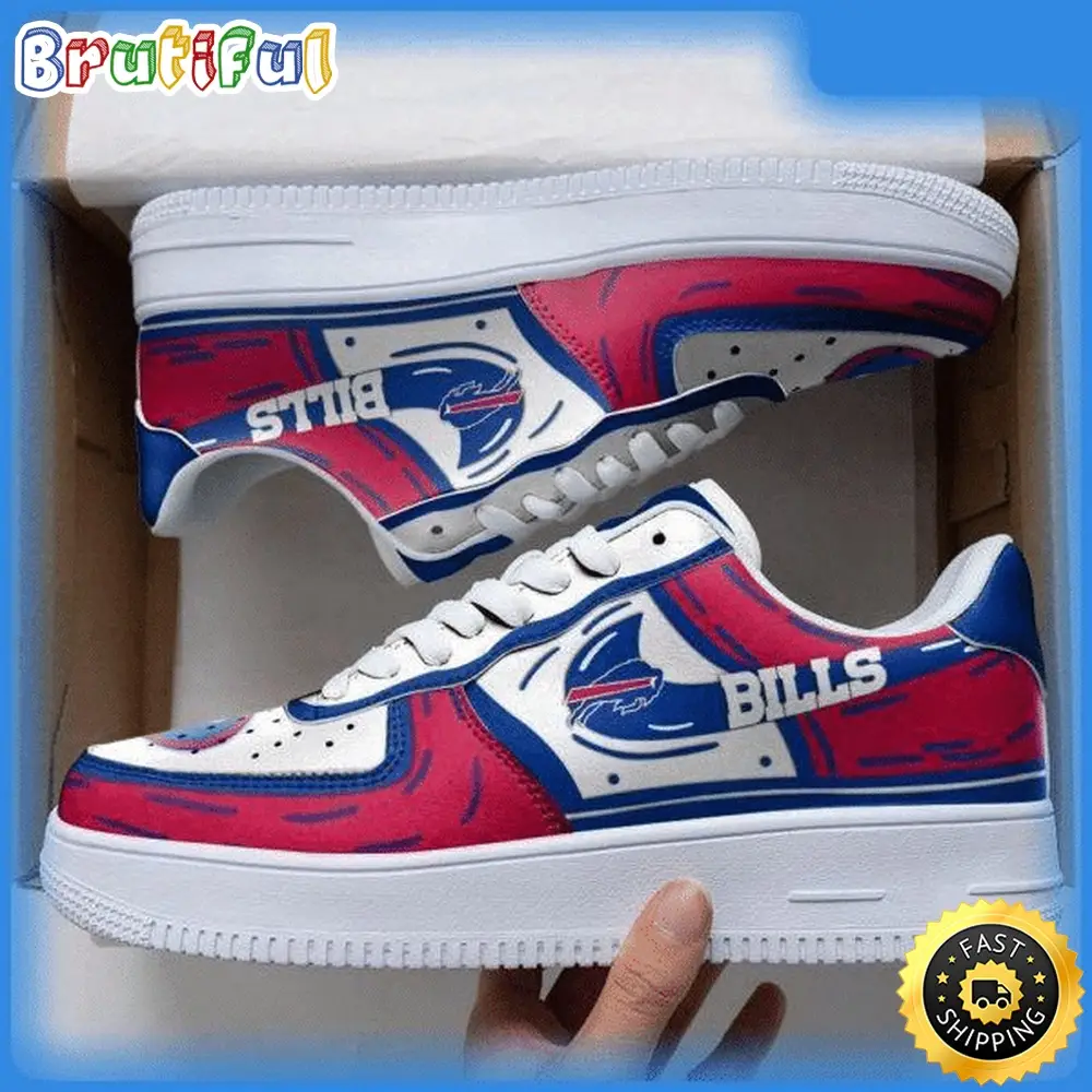 NFL Buffalo Bills Air Force 1 Shoes Sneaker Trending For Fans NFL Buffalo Bills Air Force 1 Shoes Sneaker Trending For Fans - Image 1