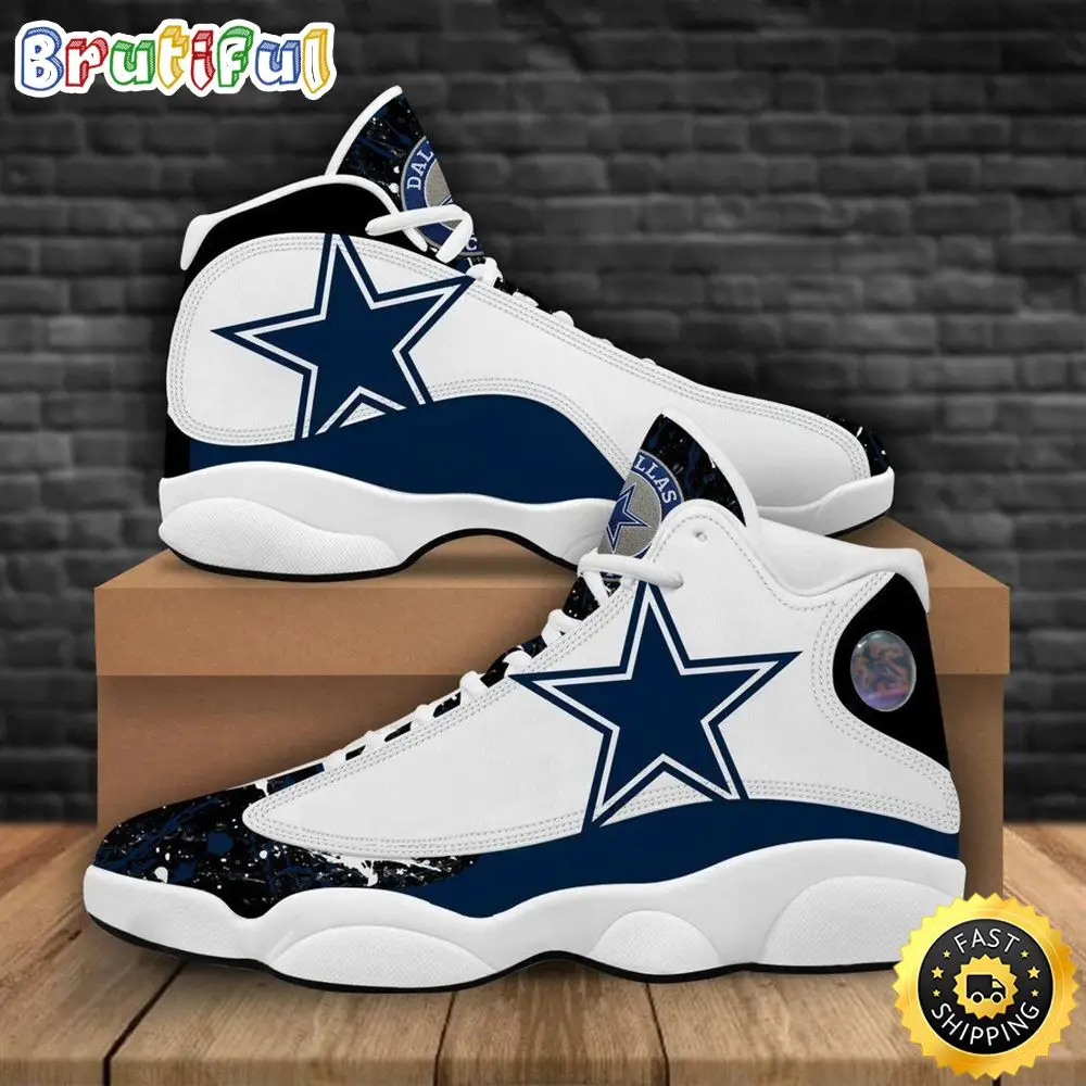 NFL Dallas Cowboys Air Jordan 13 Shoes V3