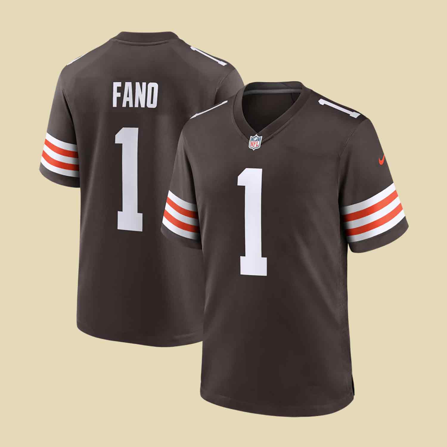 NFL Draft Cleveland Browns Spencer Fano Jersey Gift for Browns Spencer Lovers NFL Draft Cleveland Browns Spencer Fano Jersey Gift for Browns Spencer Lovers - Image 1