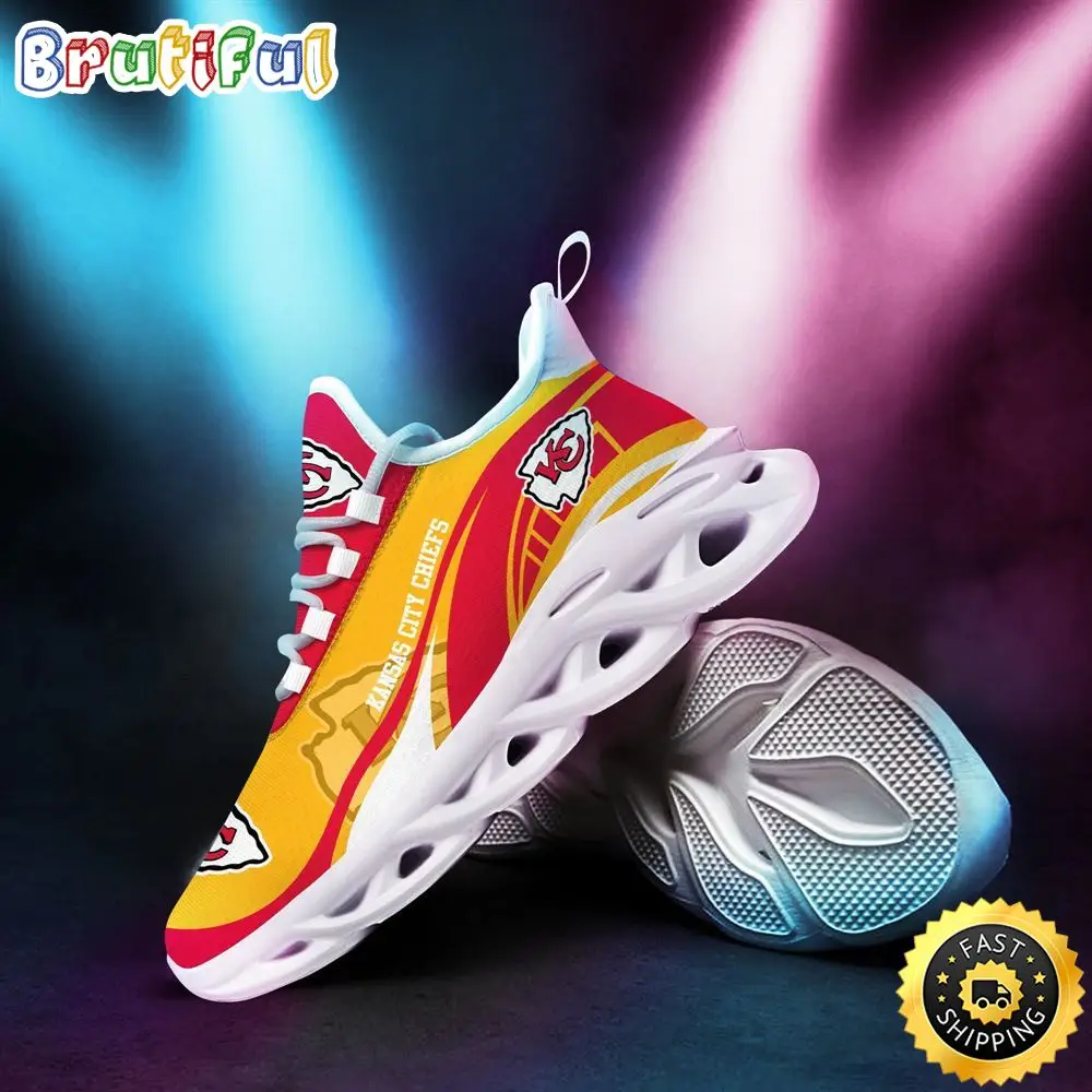 NFL Kansas City Chiefs Sneaker Max Soul Shoes Hot Special Gift For Fans