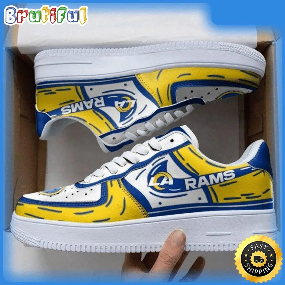 NFL Los Angeles Rams Air Force 1 Shoes Sneaker Trending For Fans