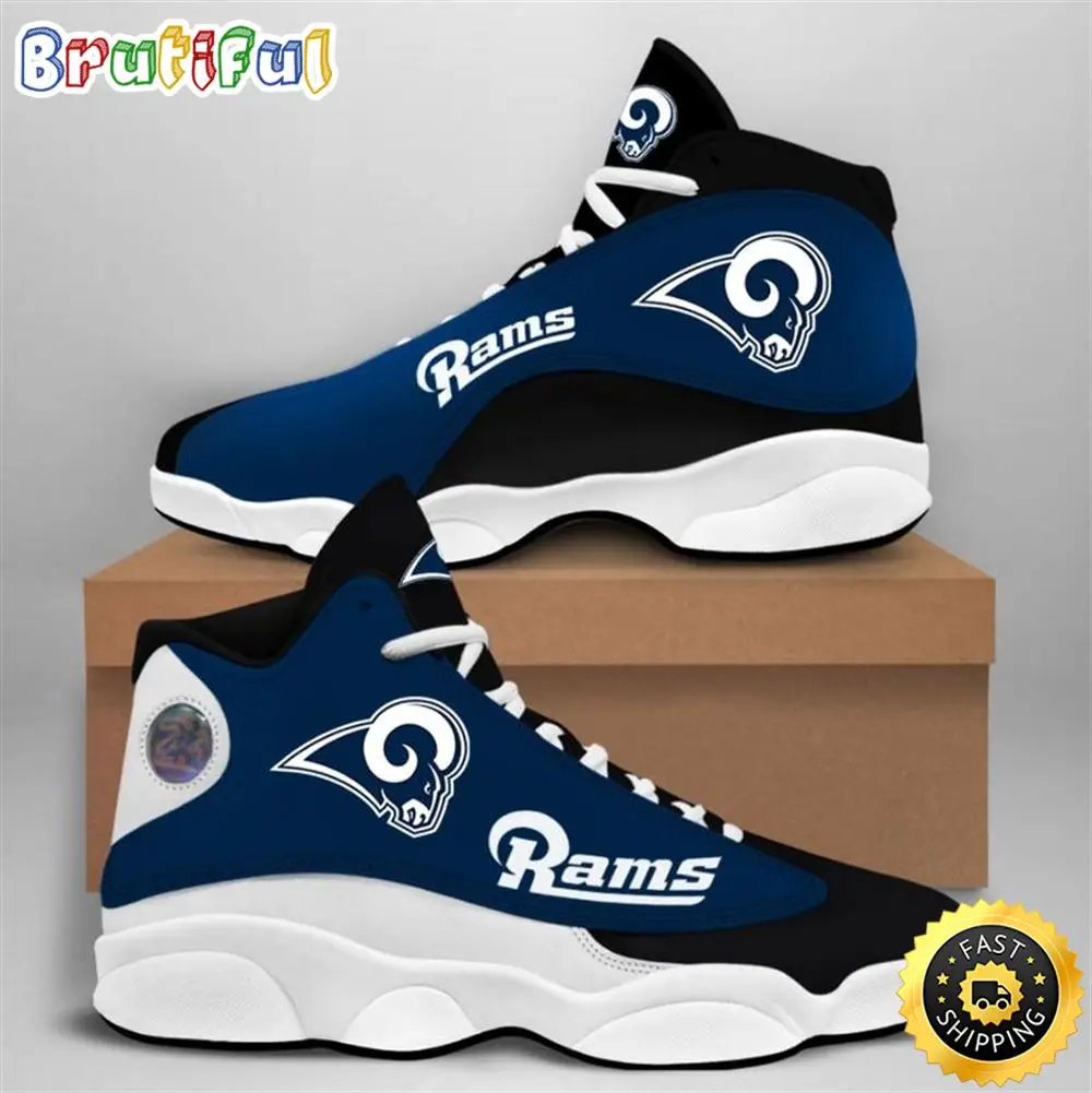 NFL Los Angeles Rams Air Jordan 13 Shoes NFL Los Angeles Rams Air Jordan 13 Shoes - Image 1
