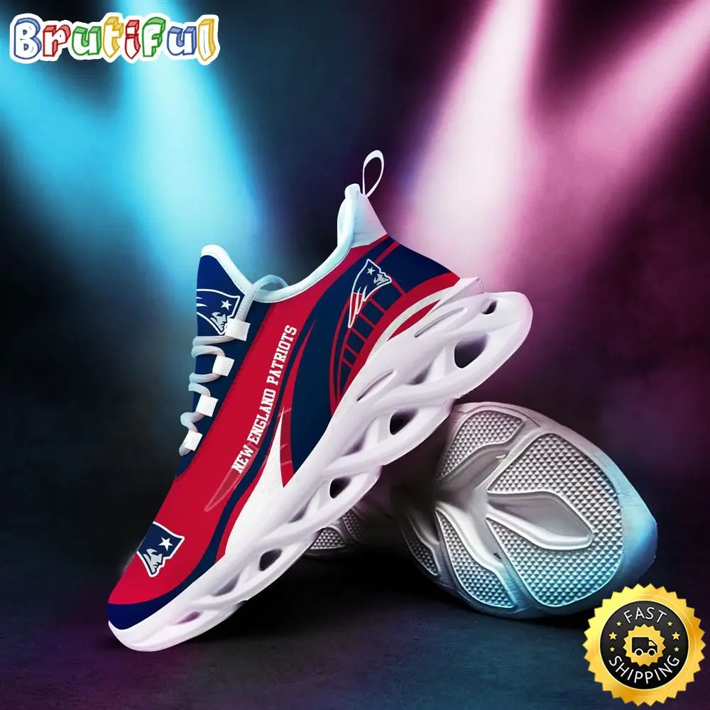 NFL New England Patriots Sneaker Max Soul Shoes Hot Special Gift For Fans
