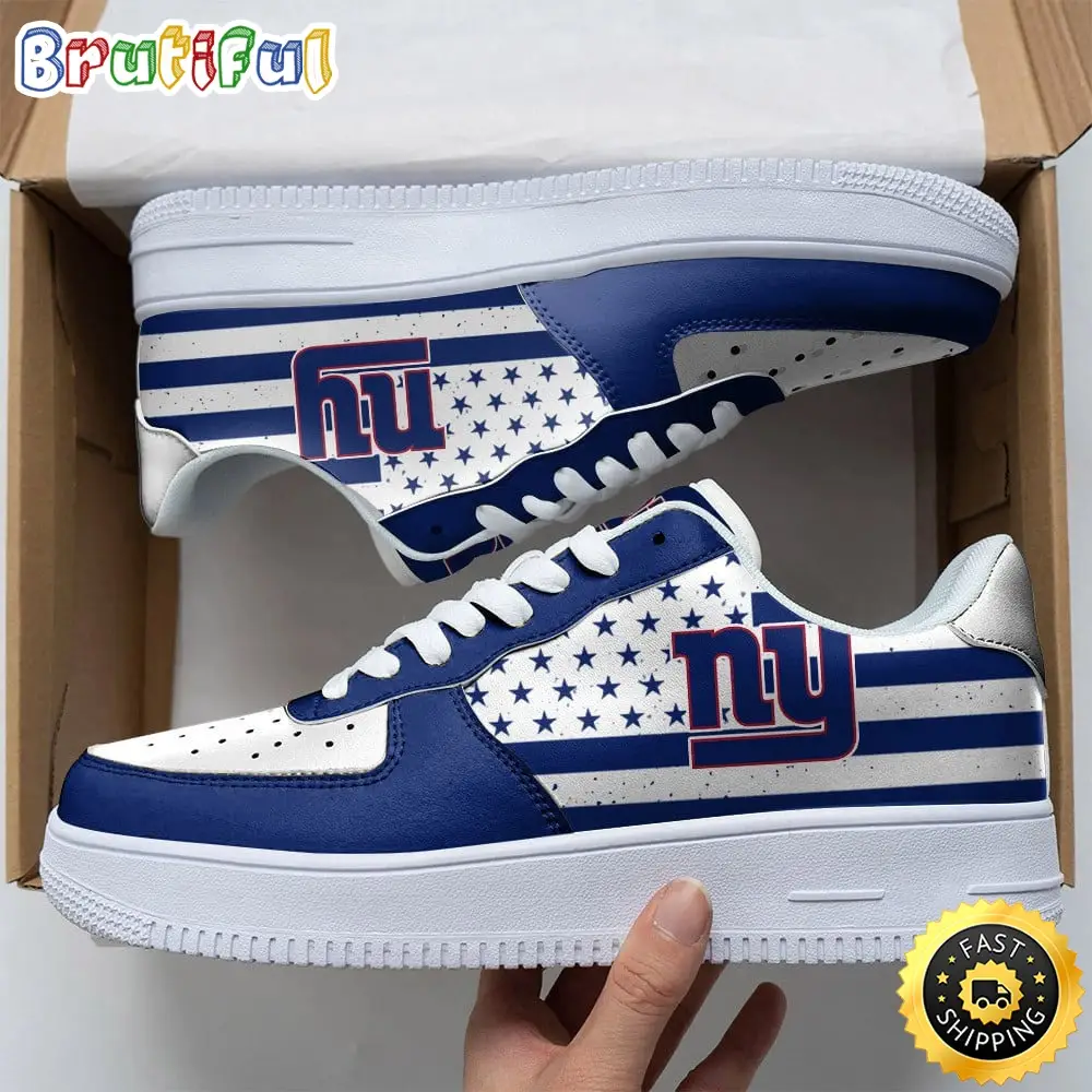 NFL New York Giants Air Force 1 Shoes Urban Streetwear Shoes NFL New York Giants Air Force 1 Shoes Urban Streetwear Shoes - Image 1