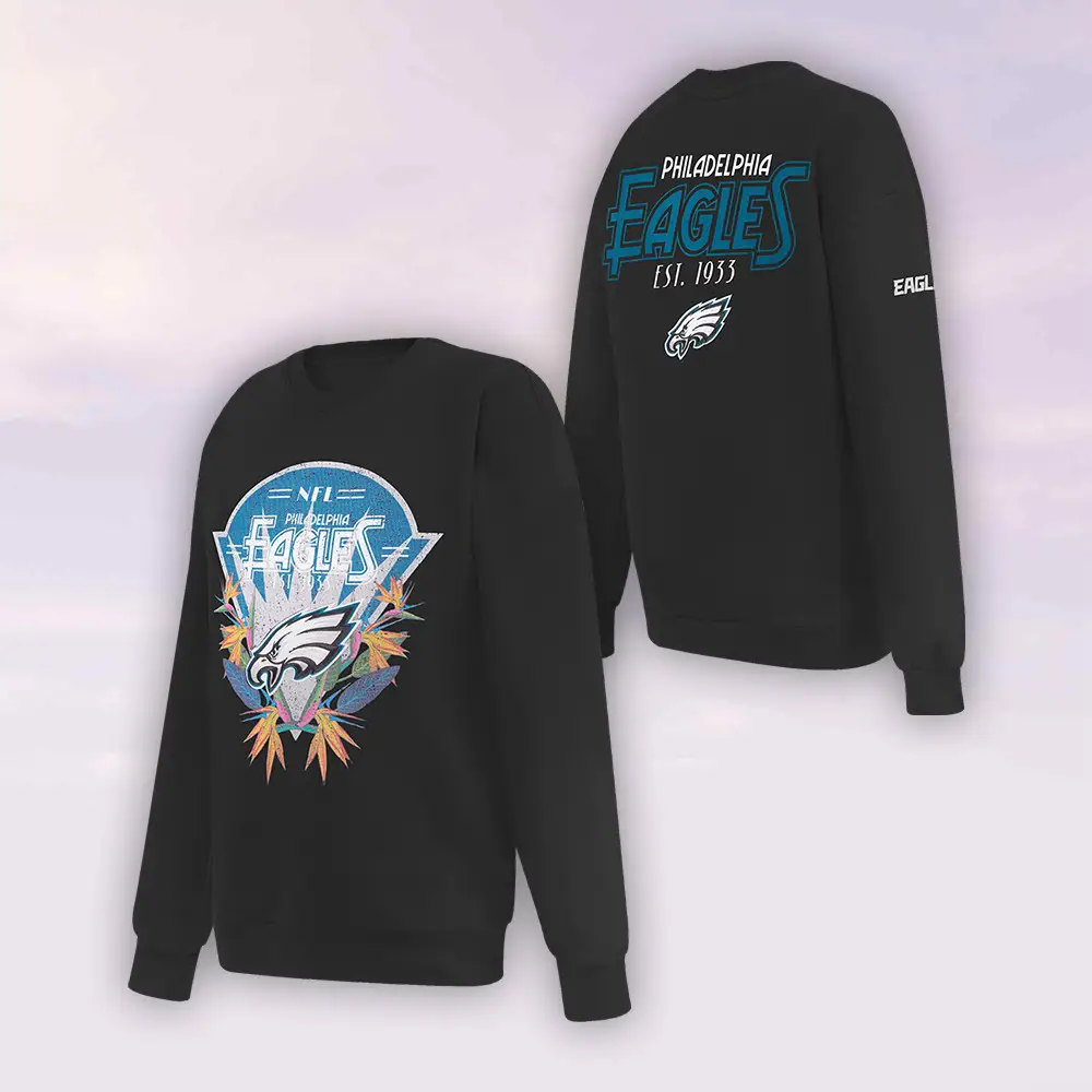 NFL Philadelphia Eagles Paradise Sweatshirt Game Day Apparel Gifts For Brothers