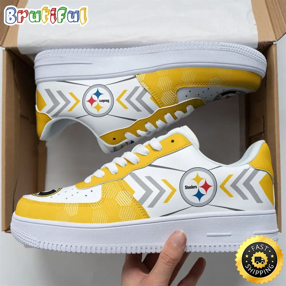 NFL Pittsburgh Steelers Air Force 1 Shoes Team Football Sports Shoes NFL Pittsburgh Steelers Air Force 1 Shoes Team Football Sports Shoes - Image 1