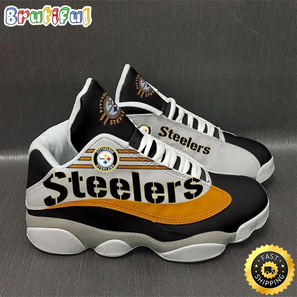 NFL Pittsburgh Steelers Air Jordan 13 Shoes V7 NFL Pittsburgh Steelers Air Jordan 13 Shoes V7 - Image 1