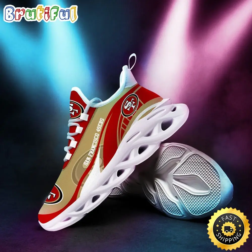 NFL San Francisco 49ers Sneaker Max Soul Shoes Hot Special Gift For Fans