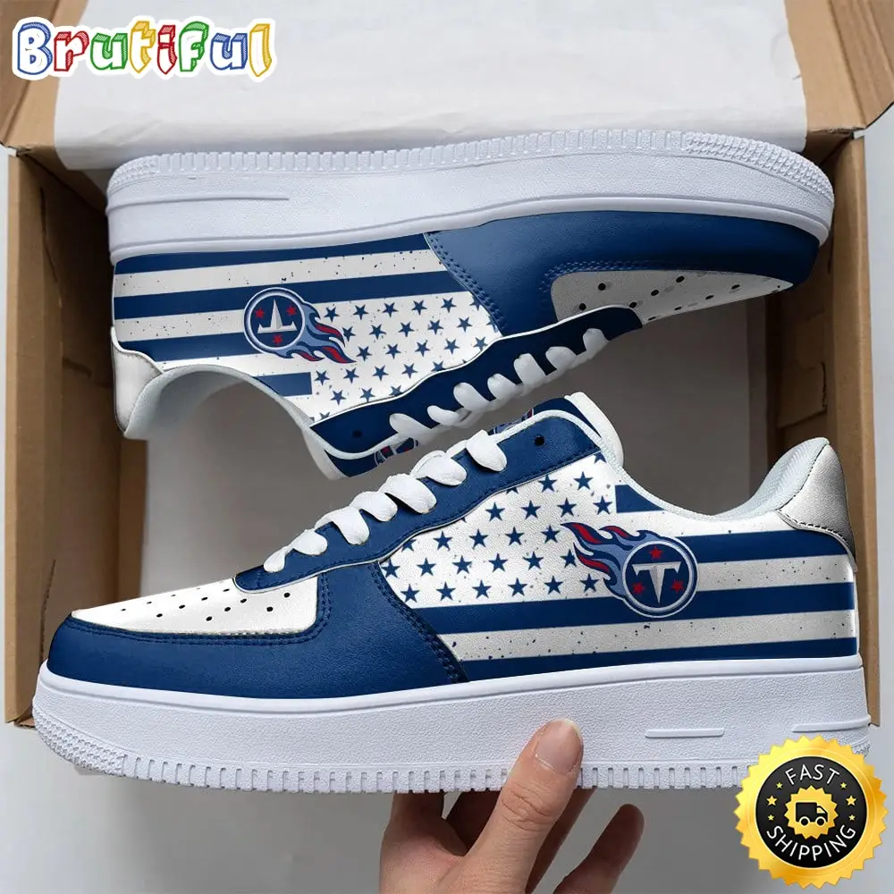 NFL Tennessee Titans Air Force 1 Shoes Urban Streetwear Shoes
