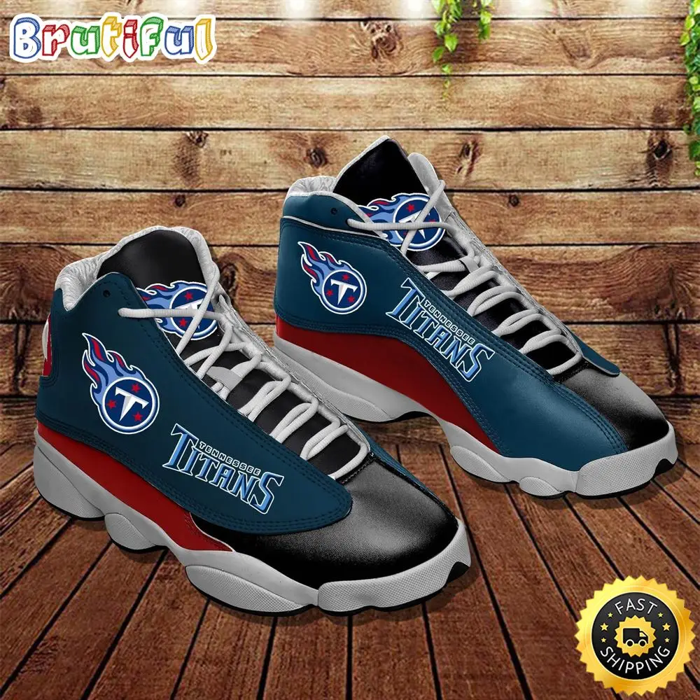 NFL Tennessee Titans Air Jordan 13 Shoes V3 NFL Tennessee Titans Air Jordan 13 Shoes V3 - Image 1