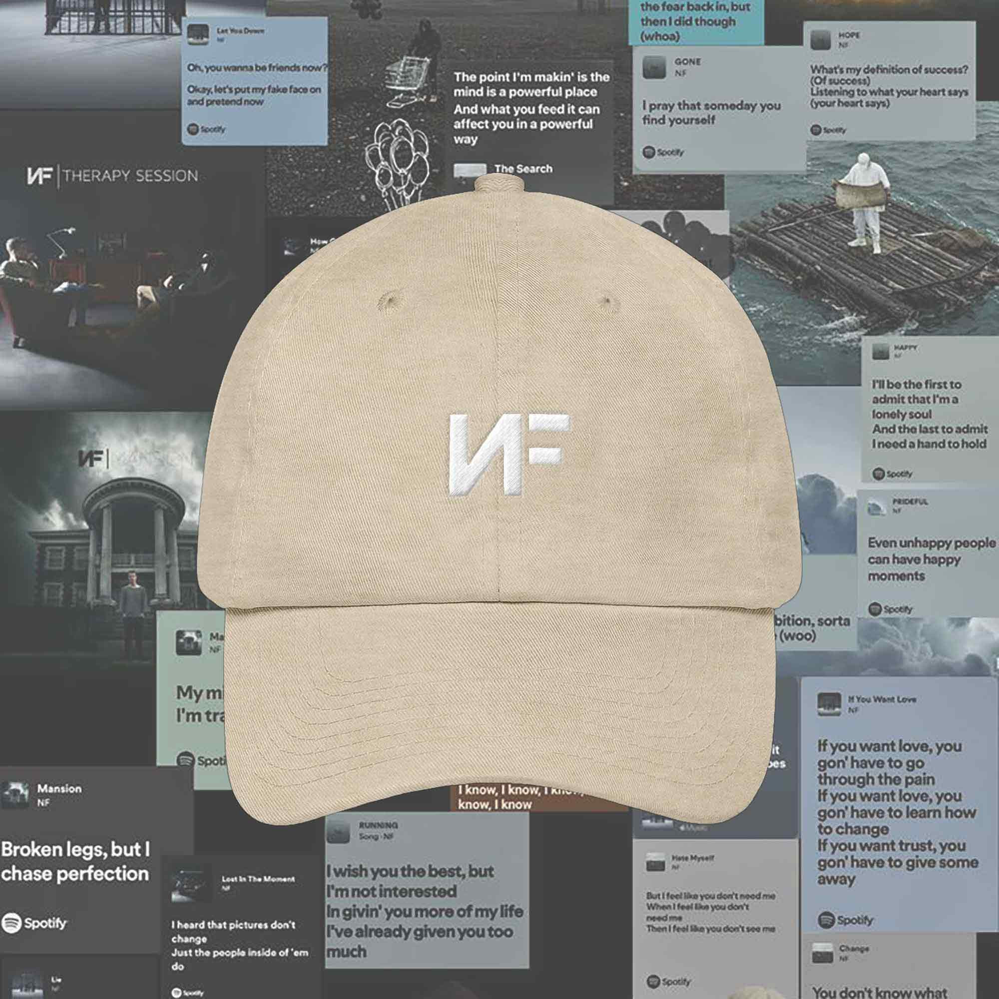 NFRealMusic Dad Hat Streetwear Baseball Cap Good Gift For NFRealMusic Lovers